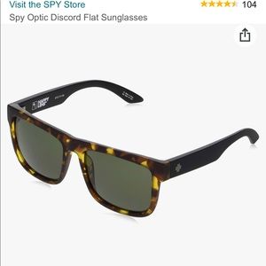 Spy sunglasses. Discord. Tortoise and Matt black